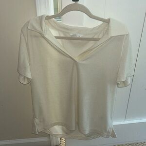 H&M Terry Cloth Coverup in Cream